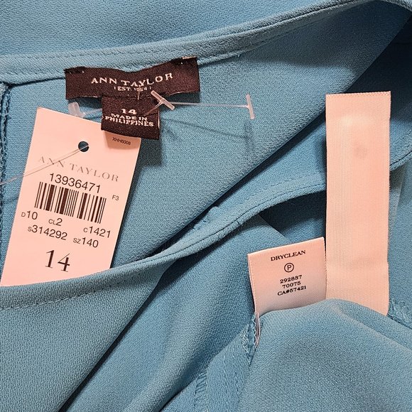 Ann Taylor Shirttail Hem Sleeveless Dress NWT - Picture 14 of 16